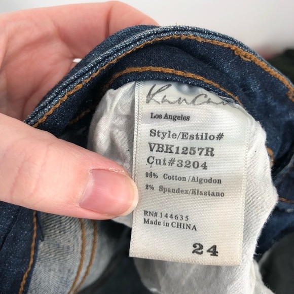 KANCAN Skinny Stretch Jeans Ripped Distressed 24 Women vbk1257r Stretch Denim - Picture 7 of 8